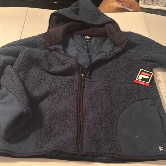 Fila sport hooded  Fleece Jacket size XXL - Picture 1 of 7